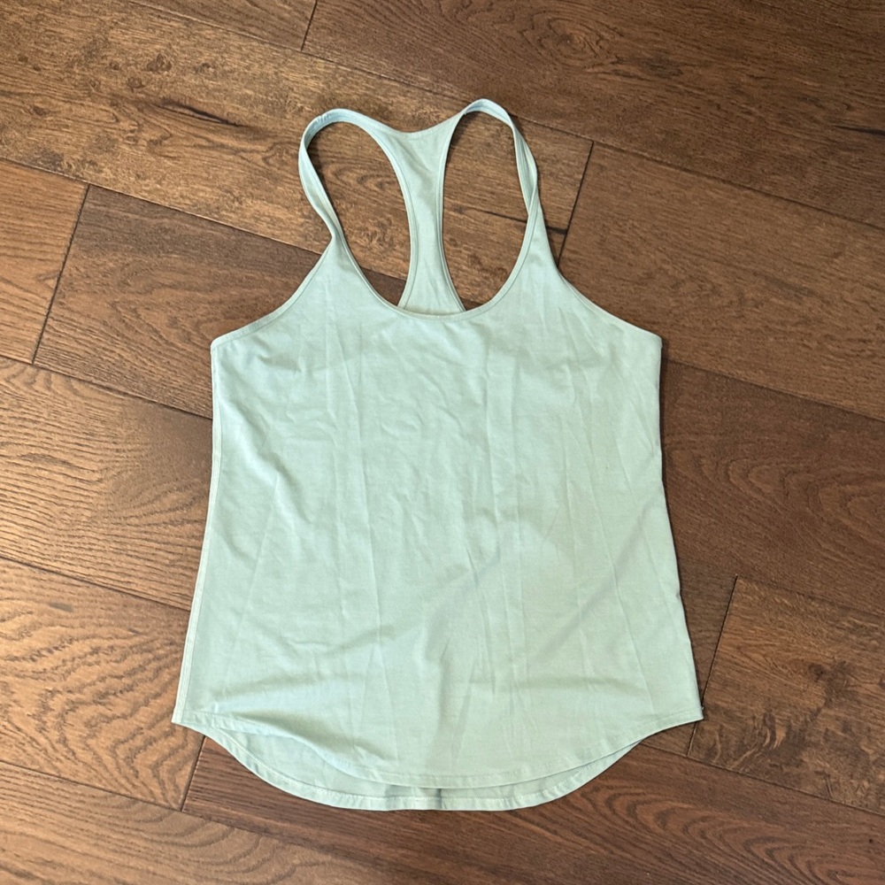 Lululemon Athletica Light Green Racerback Tank Top